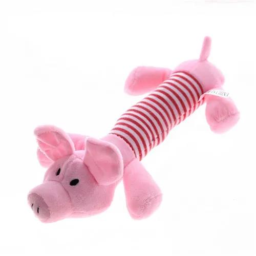 Funny Pet Dog Plush Squeak Toys for Small Large Dogs Puppy Chew Squeaker Squeaky Cute Animal Design Dog Toys Pet Products