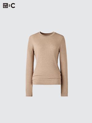 HeaTTech Cashmere Blend Crewneck T  Long Sleeve  exTra Warm