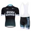 Mens Cycling Jersey Bib Shorts Set Breathable Mesh Bike Outfit Road