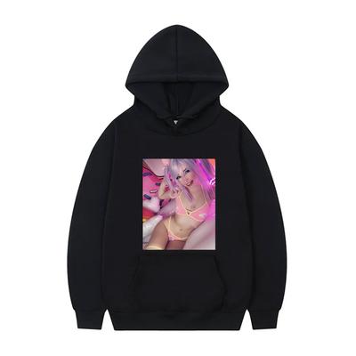 Sexy Belle Delphine Aesthetic Mugshot Hoodie Men's Fashion Casual Oversized Sportswear Unisex Fleece Cotton Long Sleeve Hoody