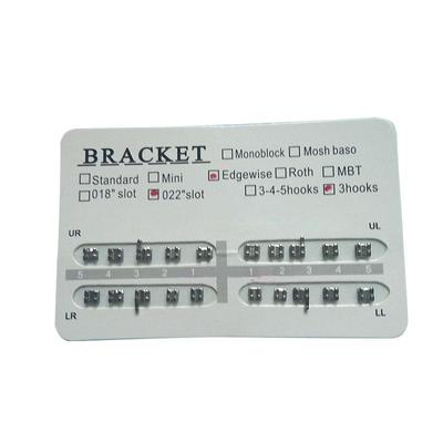 Dental Mini Roth Bracket 3 Hook Mesh Base/Monoblock