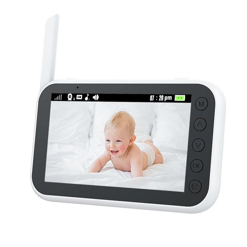 Baby Wireless Video Color Monitor Wifi Nanny Surveillance Camera Sicurity Camara 2 Way Talk Temperature Monitoring Feeding TimeAA