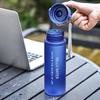 Heat-Resistant Large Capacity Sports Water Bottle with Detachable Lanyard