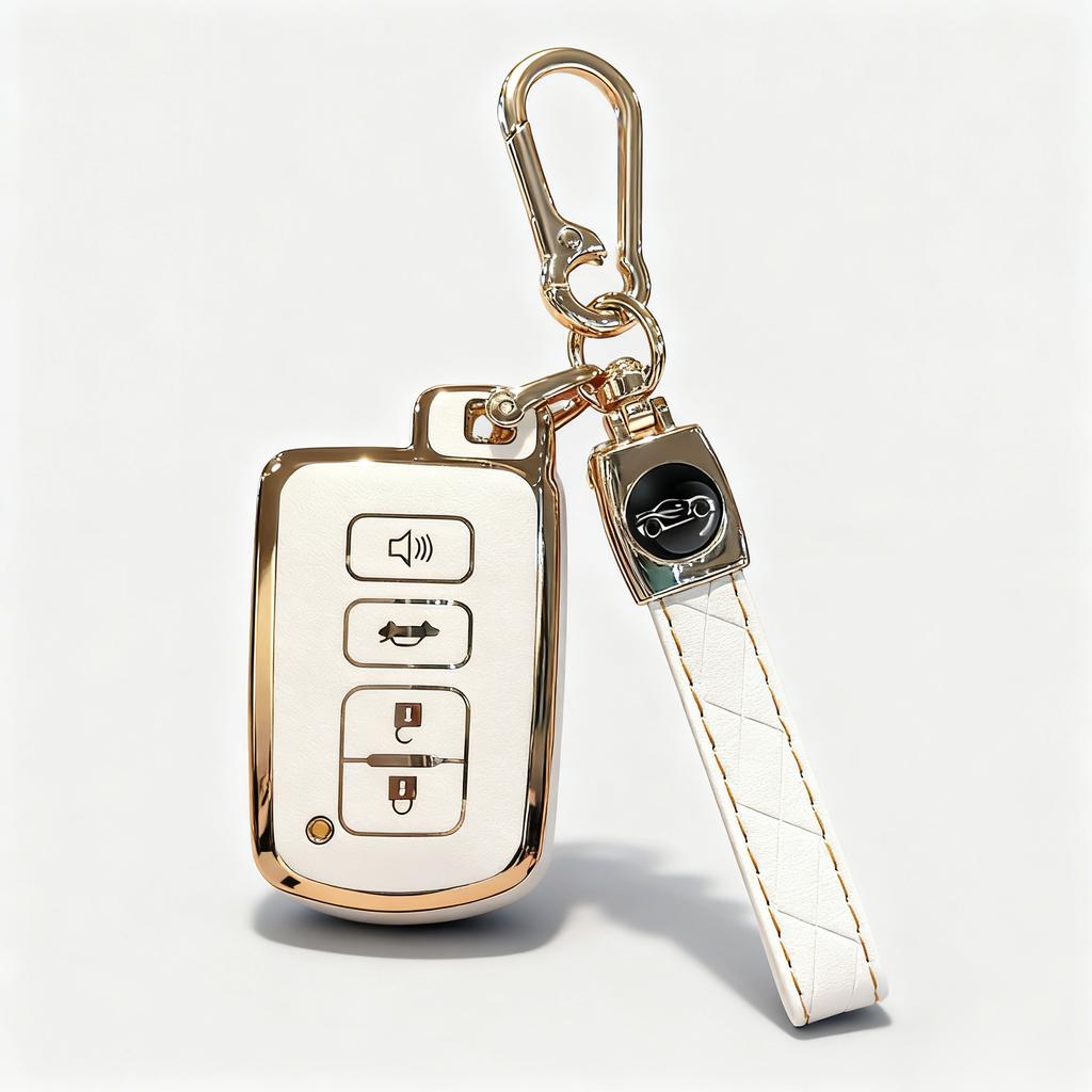 Key Fob Shell Case for Toyota Avalon Camry Corolla RAV4 Highlander Sequoia 2011 2012 2013 2014 2015 2016 2017 2018 2019 Keyless Entry Remote Control