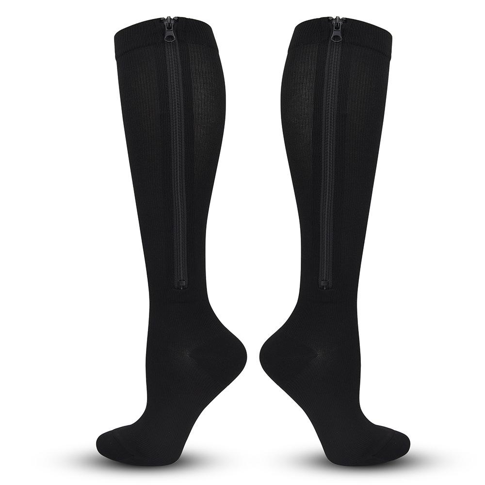 Zipper Compression Sports Socks - Beauty Leg Support Sox