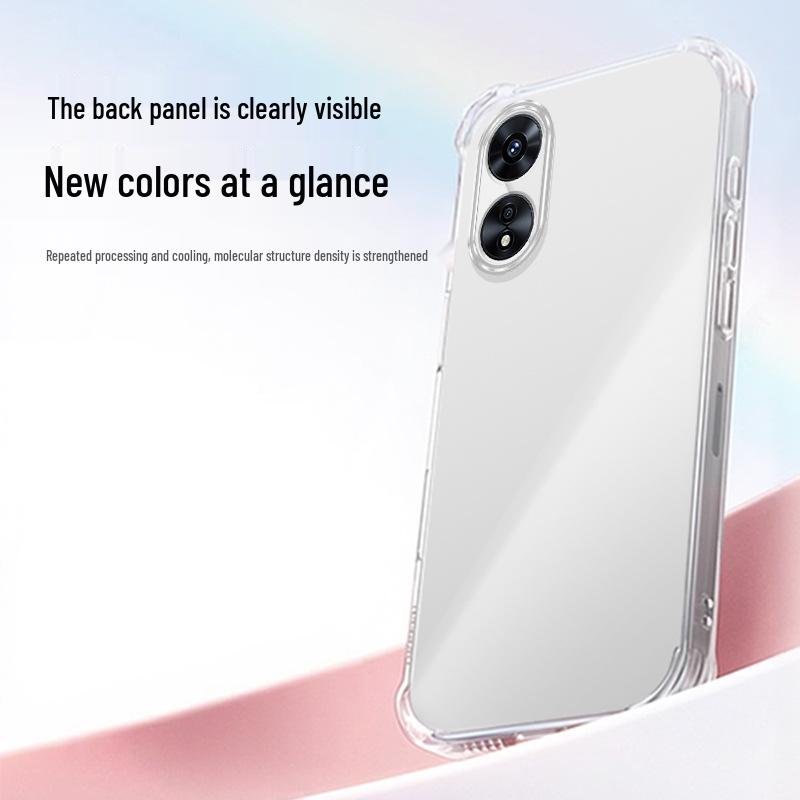 OPPO A97 Airbag Drop-Proof Transparent TPU Phone Case with Premium Feel
