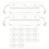 12x5 Inch Size Acrylic Plant Shelf Window Shelf Set