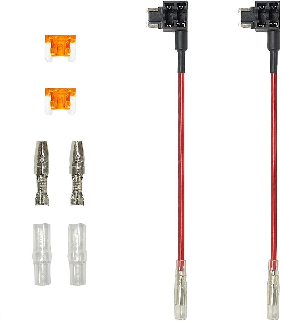 Seiwa IMP080 Car Supplies, Fuse Power Supply Removal Cord, Low Profile Type, Set of 2