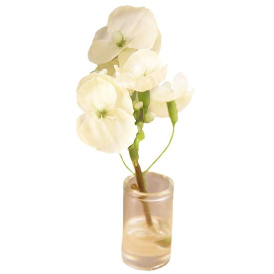 Zarte, exquisite, dekorative, leichte Miniatur-Blumenmodell-Zubehör für Kinder-Puppenhaus, Mini-Vase