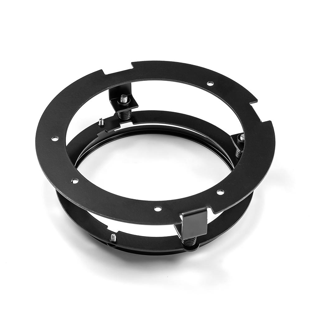 Black / Chrome 5 3/4" 5.75 inch Headlight Bracket Kit for Motorcycle and cars Ring Mount Brackets for 5.75 Inch LED Headlights