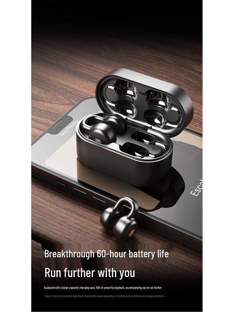 OWS-CT06 Bluetooth Earbuds - Wireless Sports Ear Clip for Music & Gaming