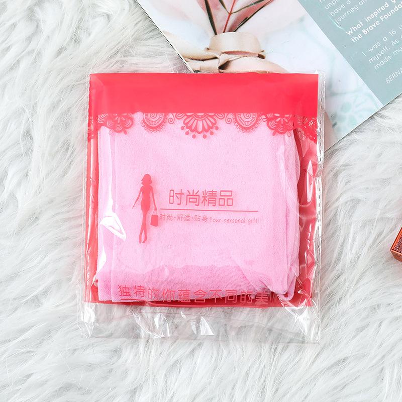 New romantic stockings with a feminine touch, pure and sensual style, summer ultra-thin disposable opening, passionate and tear-off stockings