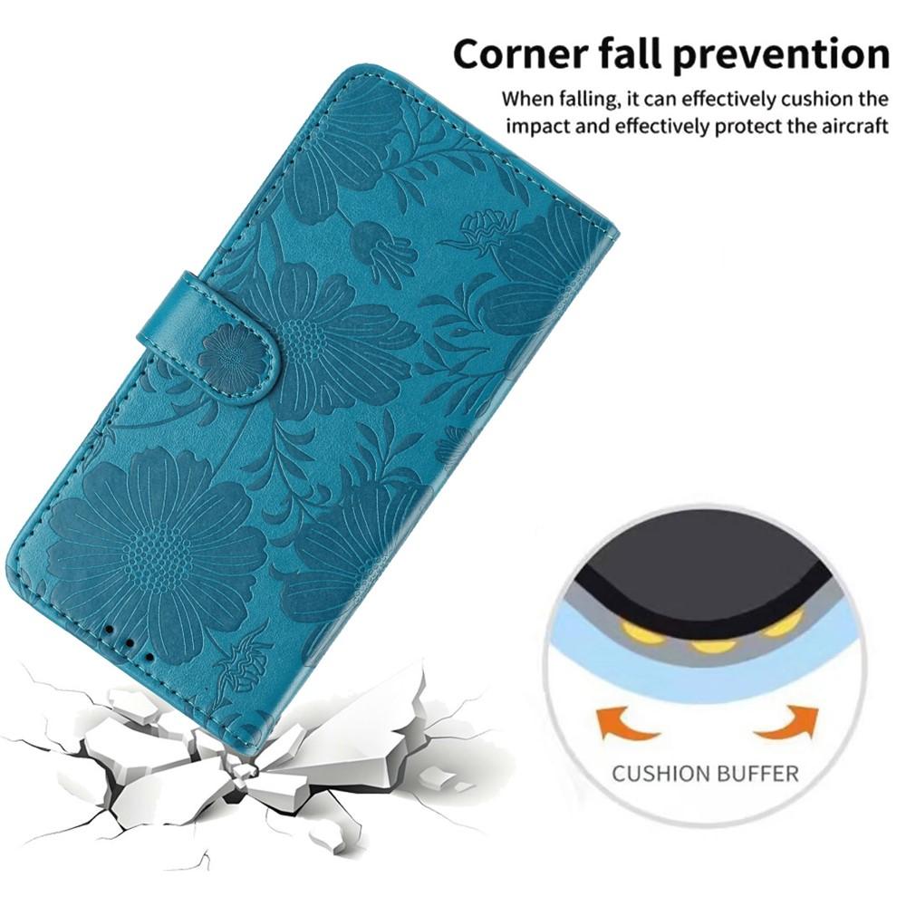 Wallet Case for iPhone 17 Pro Max - Leather/PU, Blue, With Lanyard