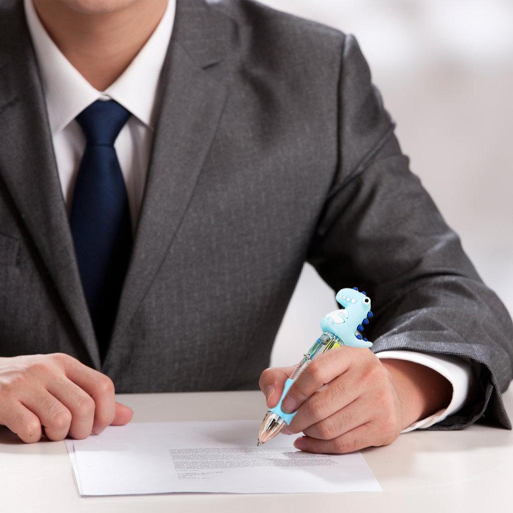 4Pcs Multicolor Ballpoint Pen 4 Color-in-1 Ballpoint Pen Retractable Ballpoint Pen Christmas Stocking Fillers for Kid