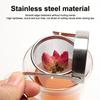 304 Stainless Steel Tea Coffee Strainer Filter With Base For Loose Leaf Tea Easy To Clean Kung Fu Tea Fine Mesh Tea Filter