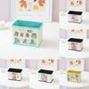 Capybara Adorable Desktop Box With Foldable Design For Stationery And Cosmetics
