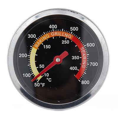 Stainless Steel Barbecue Bbq Smoker Grill Thermometer Temperature Gauge 10-400Celsius
