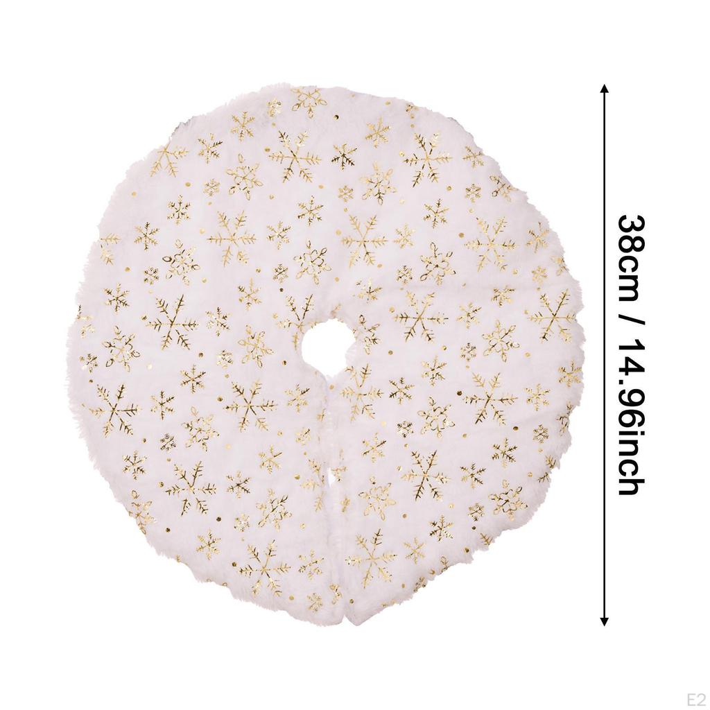 15 Zoll Rock zur Weihnachtsdekoration, Weiß für den Innenbereich