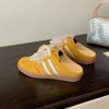 Chaussures d'entraînement allemandes en cuir pour femmes printemps et été 2025 nouvelles chaussures de sport décontractées rétro polyvalentes Baotou à enfiler et demi-pantoufles à porter à l'extérieur