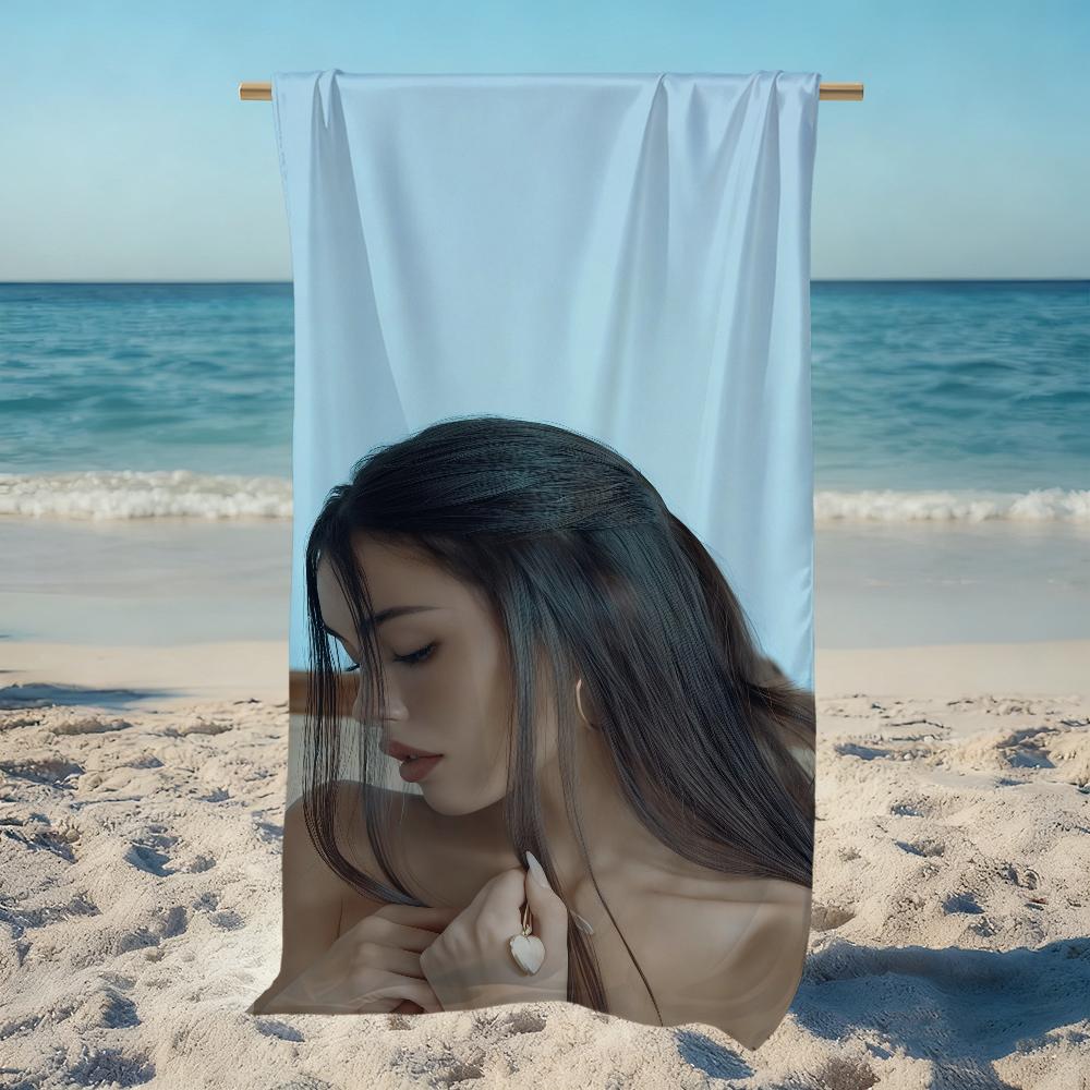Singer Madison Beer Towel Large Quick-Drying Microfiber soft Beach Towel for Travel Fitness Sauna Bathing Camping