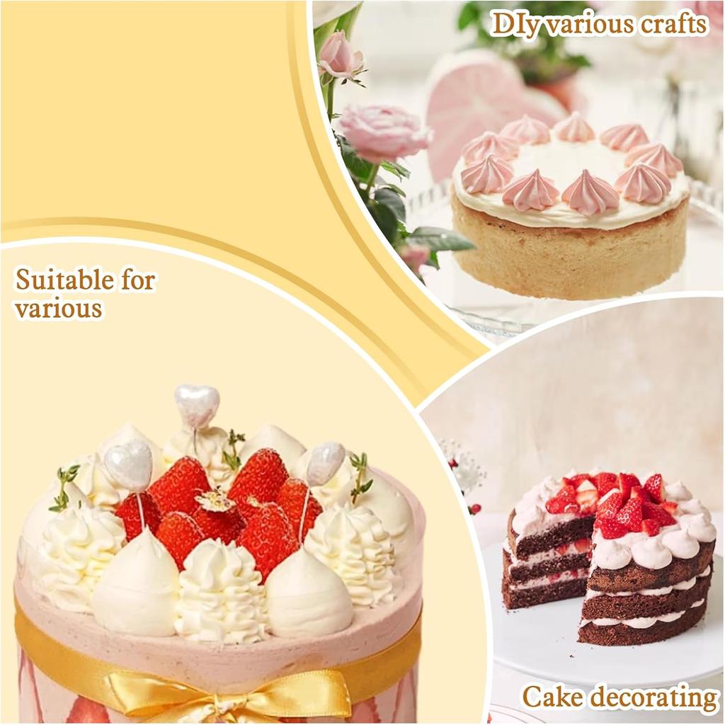 4PCS Pastry Bags Reble,White Cotton Reble Piping Bag, Hanging Big Pipings Bags, Used to Decorate Various Cake Cookies, Cream Puff, Ice Cream, Donut