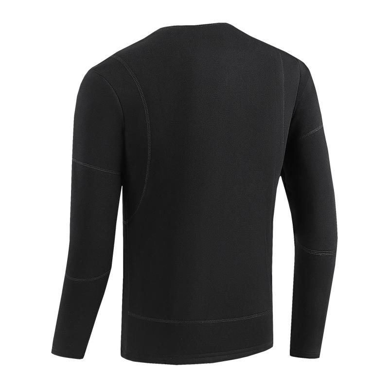 Unisex USB-Charged Heated Thermal Underwear Set with Constant Temperature Control and Plush Lining
