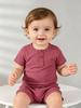 Infant Summer Pajama Set: Short Sleeve T-shirt & Shorts Rompers for 0-1 Year Olds, Breathable & Air-Conditioning Friendly.