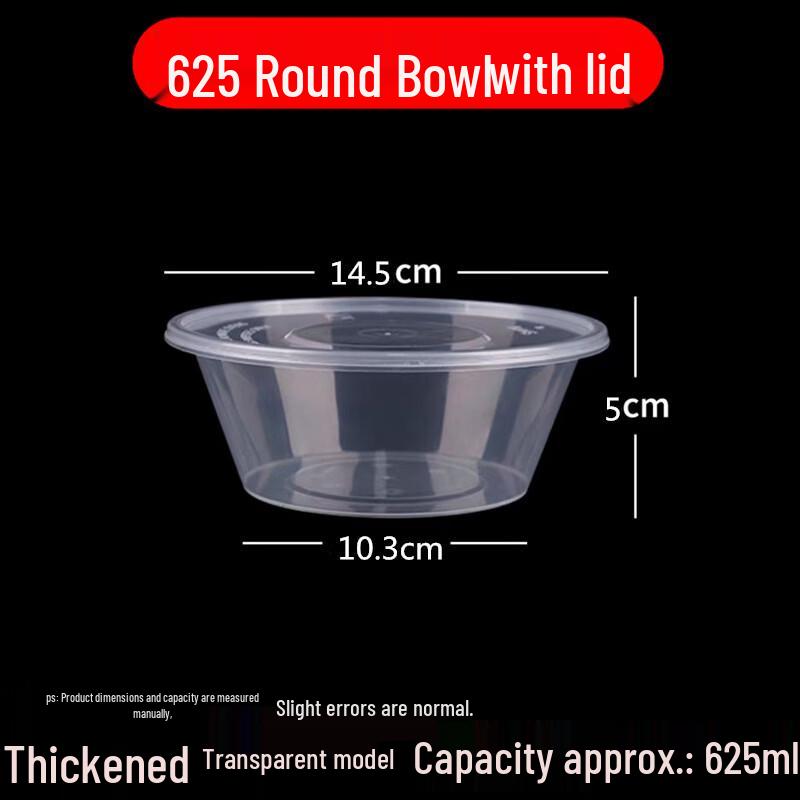 Disposable Food Container with Lid