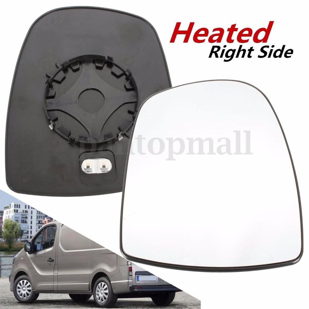 DRIVERS SIDE WING MIRROR GLASS HEATED RIGHT SIDE 2001-2014 COMPATIBLE WITH VIVARO DRIVERS SIDE WING MIRROR GLASS HEATED RIGHT SIDE 2001-2014 COMPATIBLE WITH VIVARO
