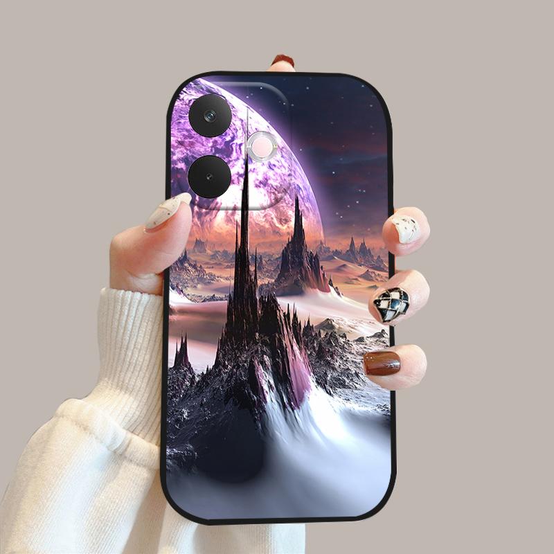 Dla Oppo A5 Pro 5G Miękkie Etui Kwiaty Moda Silikonowe TPU Zderzak Telefonu Pokrowiec Dla Oppo A 5 Pro 5G Urocze Ochronne Etui Fundas