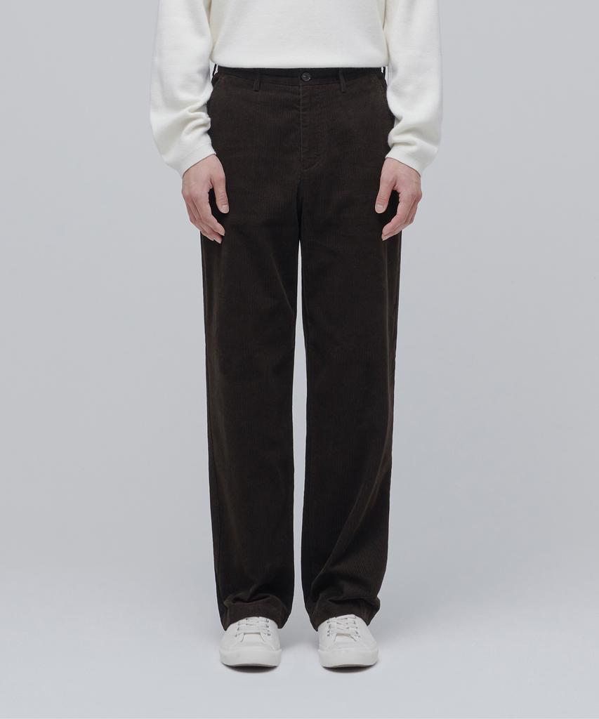 Musinsa Standard Regular Fit Corduroy Pants [Dark Brown]