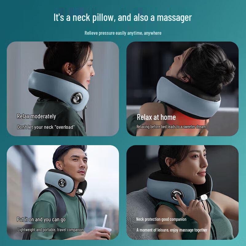 Philips Neck Massager U-Pillow CN Plug (adapter Included)