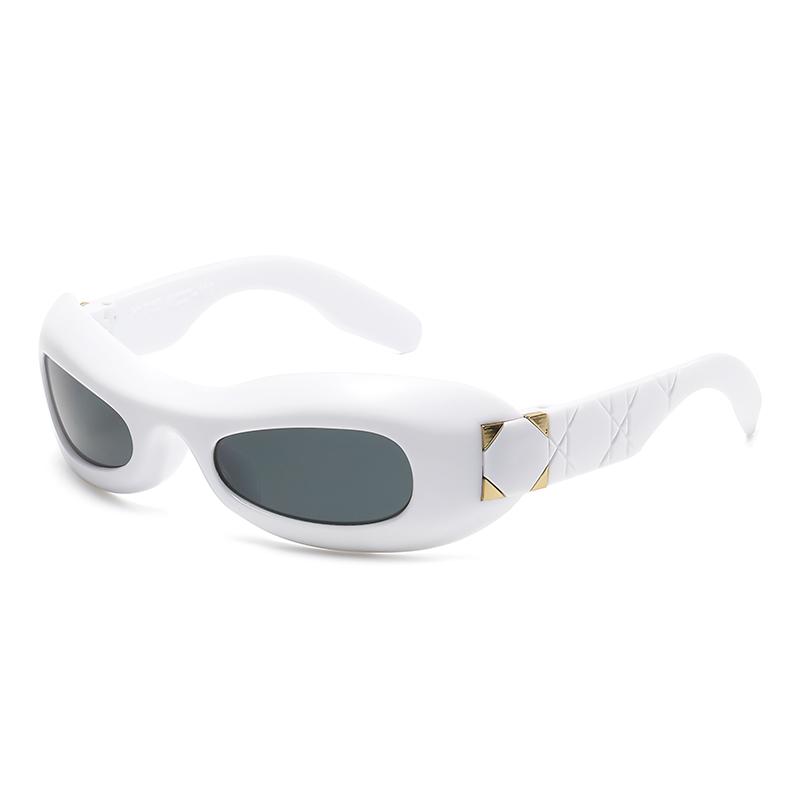 Cycling Fashion Personalized Y2K Style Sunglasses New Punk Future Style Accessories Classic Thick Frame Sun Glasses Female