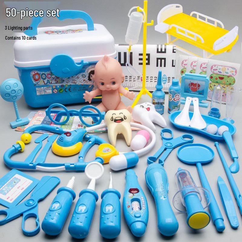 Kids' Doctor Playset: Medical Tools, Stethoscope, Injection, Ambulance