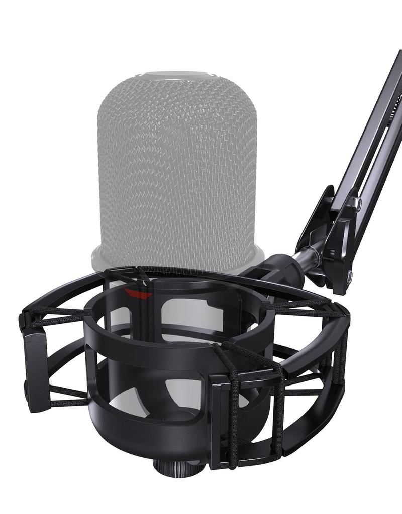 Etour Razer Seiren V3 Mini USB V2 Kompatibles Mikrofon Spinne mit Schraube Geräusch und Vibration Schwarz 1/4" & 3/8" Adapter, Isolation, 2-Jahres