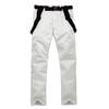 Couple's Color Warm Thick Pocket Strap Ski Pants For Men And Women