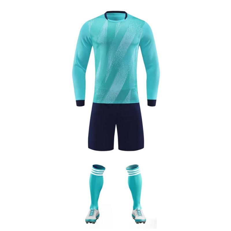 

Футбольный костюм, мужской тренировочный костюм, индивидуальный, осенне-зимний спортивный трикотаж с длинными рукавами для взрослых и детей 5XL