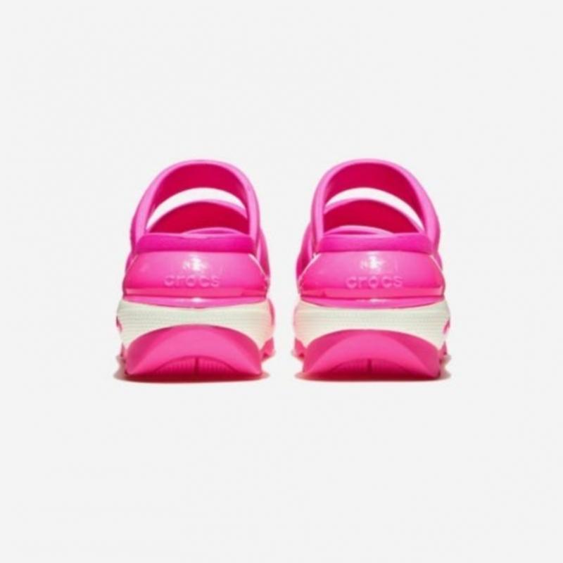 Crocs Mega Crush Triple Strap Pink Sandal 209842 6tw