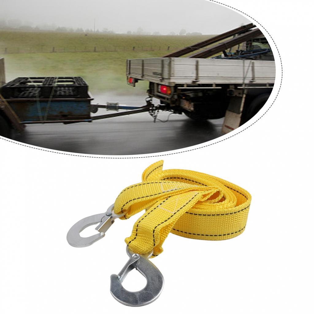300cm Towing Strap Rope 3Tons Car Towing Rope Strap