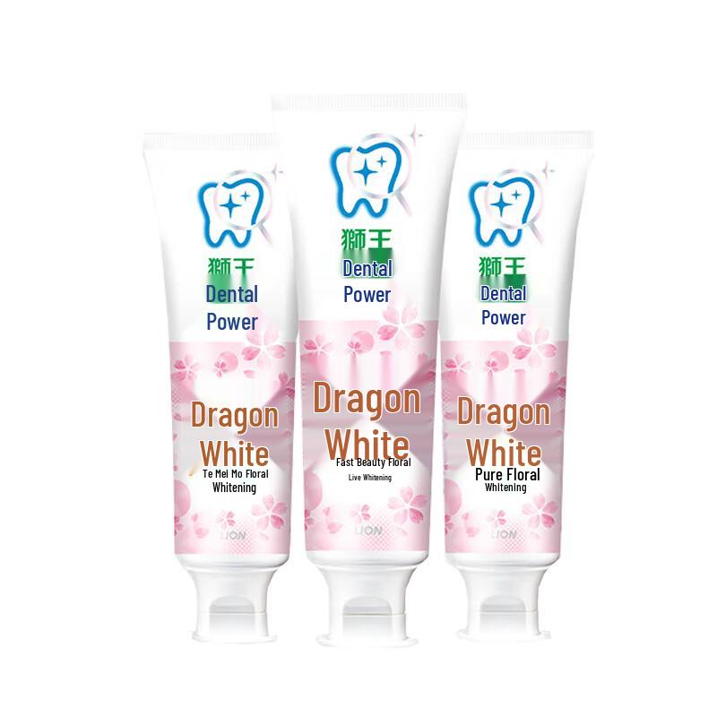 Lion Dentor Systema White Cherry Blossom Toothpaste (3 x 140g)