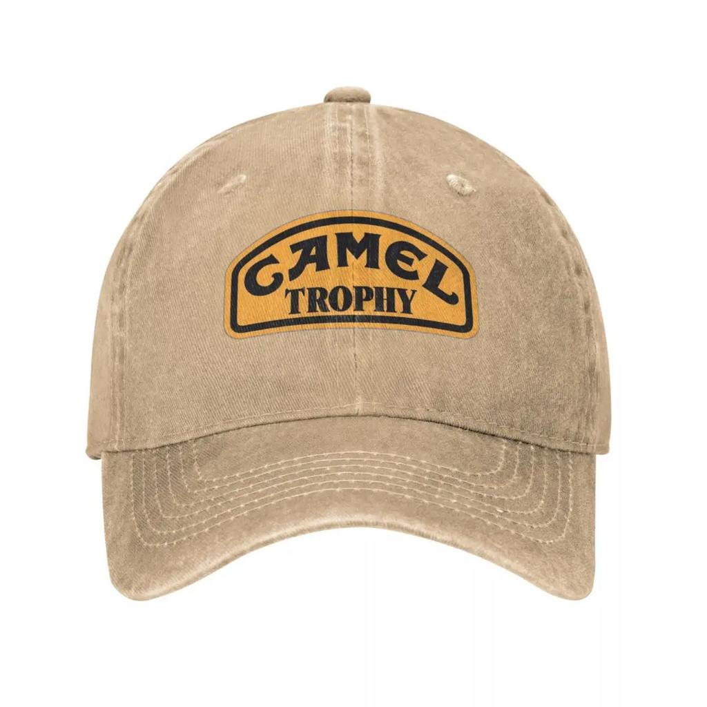 Camel Trophy Klassisches Logo Unisex Stil Baseballkappen Used Gewaschene Kappen Hut Vintage Outdoor-Aktivitäten Snapback Kappe