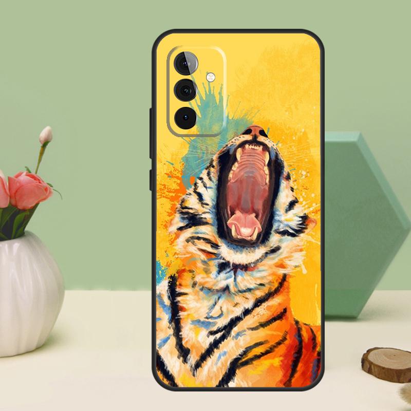 Tier Tiger Kunst Für Samsung Galaxy A16 A55 A35 A15 A32 A12 A22 A52 A54 A34 A14 A56 A36 A26 A13 A53 A06 Hülle