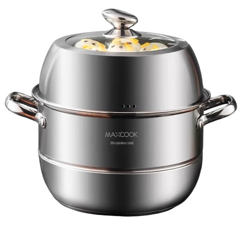 Meichu 304 Stainless Steel 2-Layer Steamer Pot