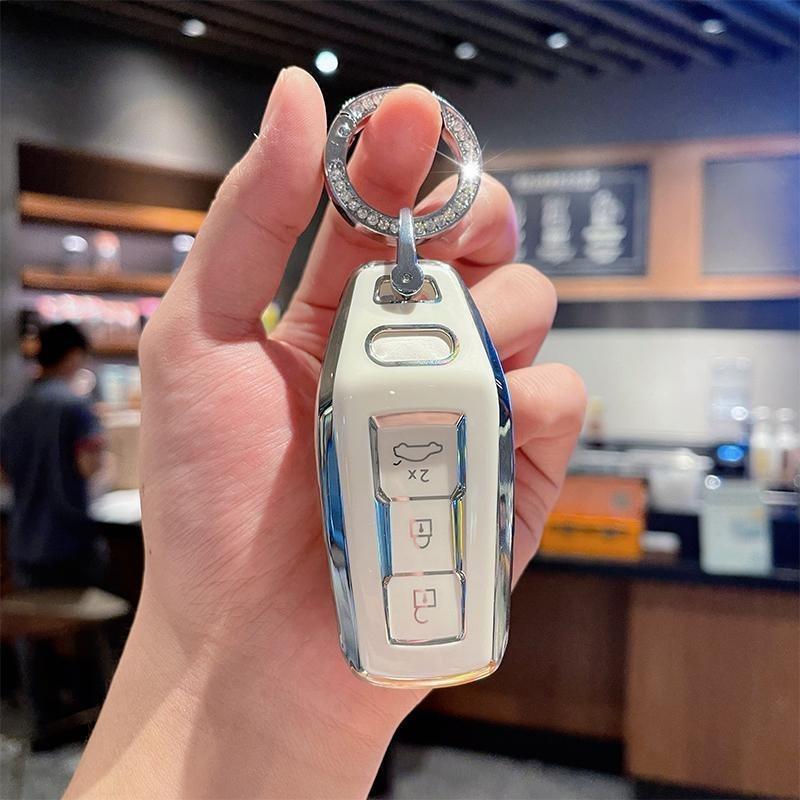 New TPU Key Case Shell Car Key Cover for  A3 A5L Q6 A6L Q5 New 2025 Shape Car Remote Control Protective Shell Accessories