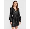 Faux Leather Dress 222TT2010