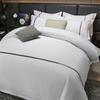 Four-Piece White Bedding Set for Hotels, Guesthouses & B&Bs: Includes Sheets and Three-Piece Duvet Cover Set