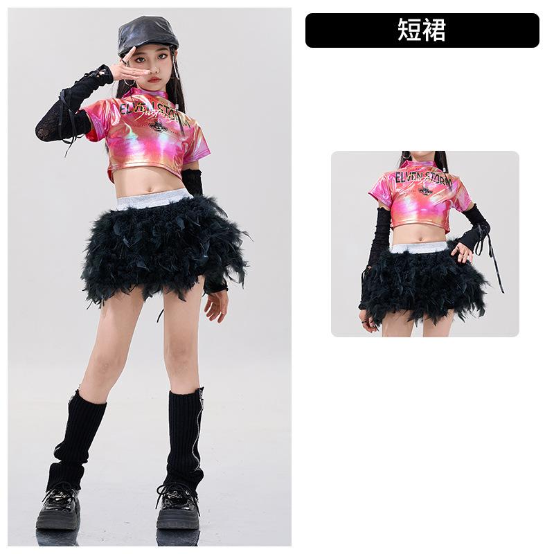 Girls Jazz Clothing Trendy Cool Handsome Children'S Street Dance Trendy Clothing Boys Hip Hop Hiphop New Year'S Day Performance Clothing