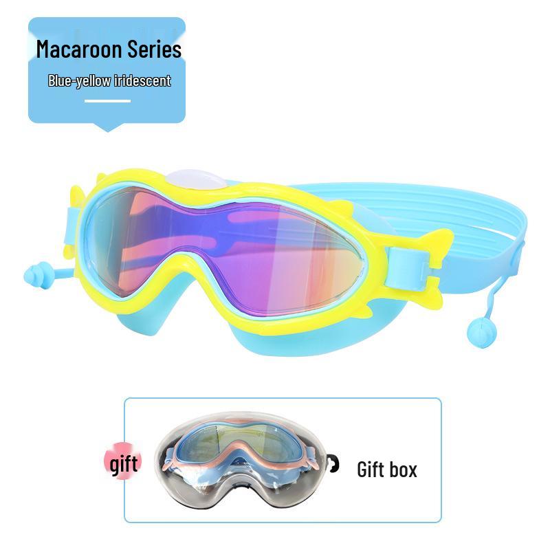 Children's HD Waterproof Anti-Fog Large Frame Swim Goggles