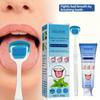 Zungenreinigungs-Gel mit Bürste, Zungenreinigung, Mundpflege und Erfrischen Ihrer Mundhygiene Zungenreinigungs-Set 50g(1,76 oz)