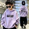 Kids Hoodie with Racing Car Print, Unisex Warm Pullover Hooded Sweatshirt, Boys Girls Oversized Long Sleeve Top Autumn Winter